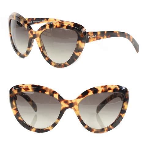 prada white cat eye glasses|Prada cat eye tortoiseshell sunglasses.